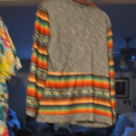 Colorful Patterned Women's Jacket - Picture 4 of 4